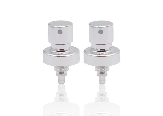 18 / Pompe argentée en aluminium de jet de cuir embouti de pompe de parfum de 400 cosmétiques avec le collier