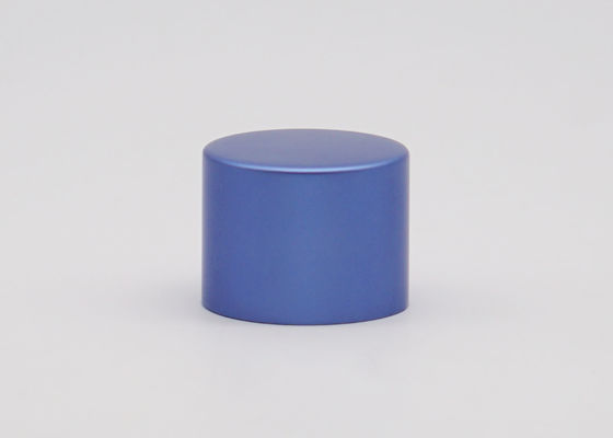 la bouteille vide Violet Color Aluminum Plastic de 28mm vissent la fermeture va-et-vient de chapeau