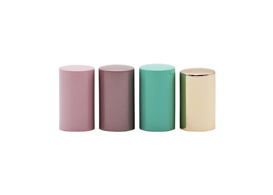 Les couvercles faciles de bouteille de parfum d'extrémité ouverte couvrent pp en aluminium lisses