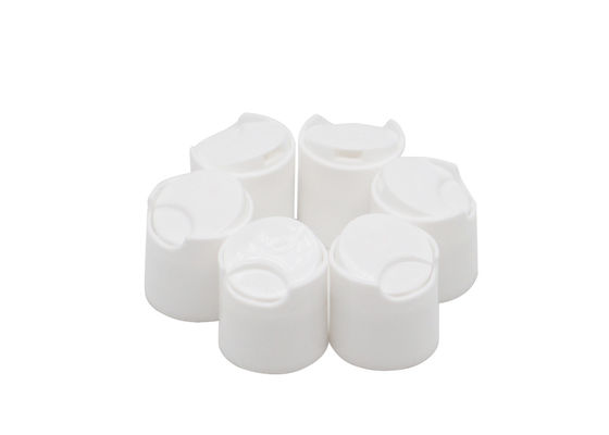 Chapeau supérieur de disque de chapeau de disque blanc en plastique supérieur en plastique des fermetures 24mm pour des bouteilles